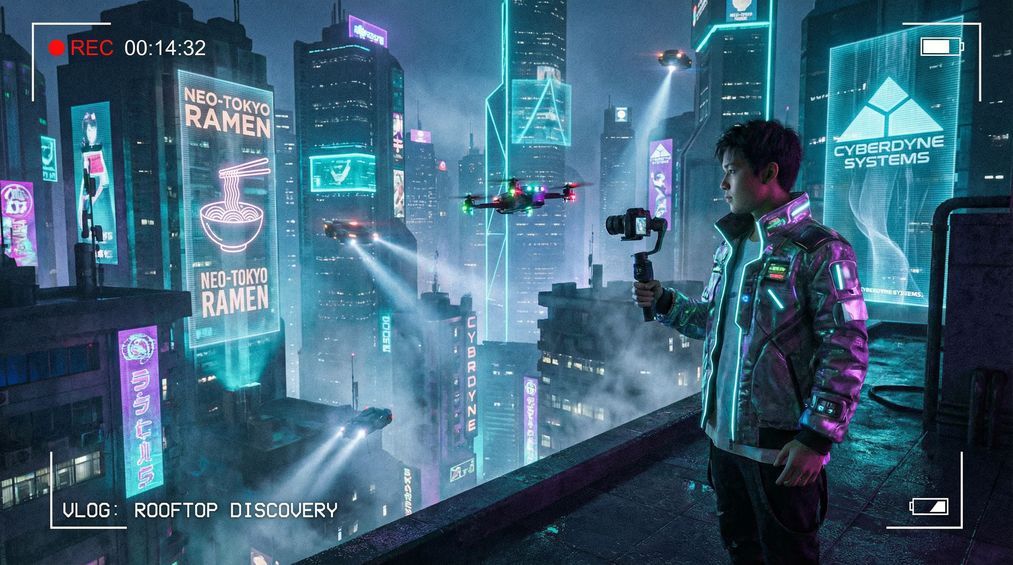 媚黑城市探索vlog视频